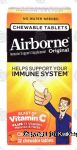 Airborne Original immune support supplement, chewable tablets, citrus flavored Center Front Picture
